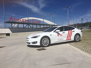 Alquiler de vehículo Tesla para Eventos de empresa y particulares
